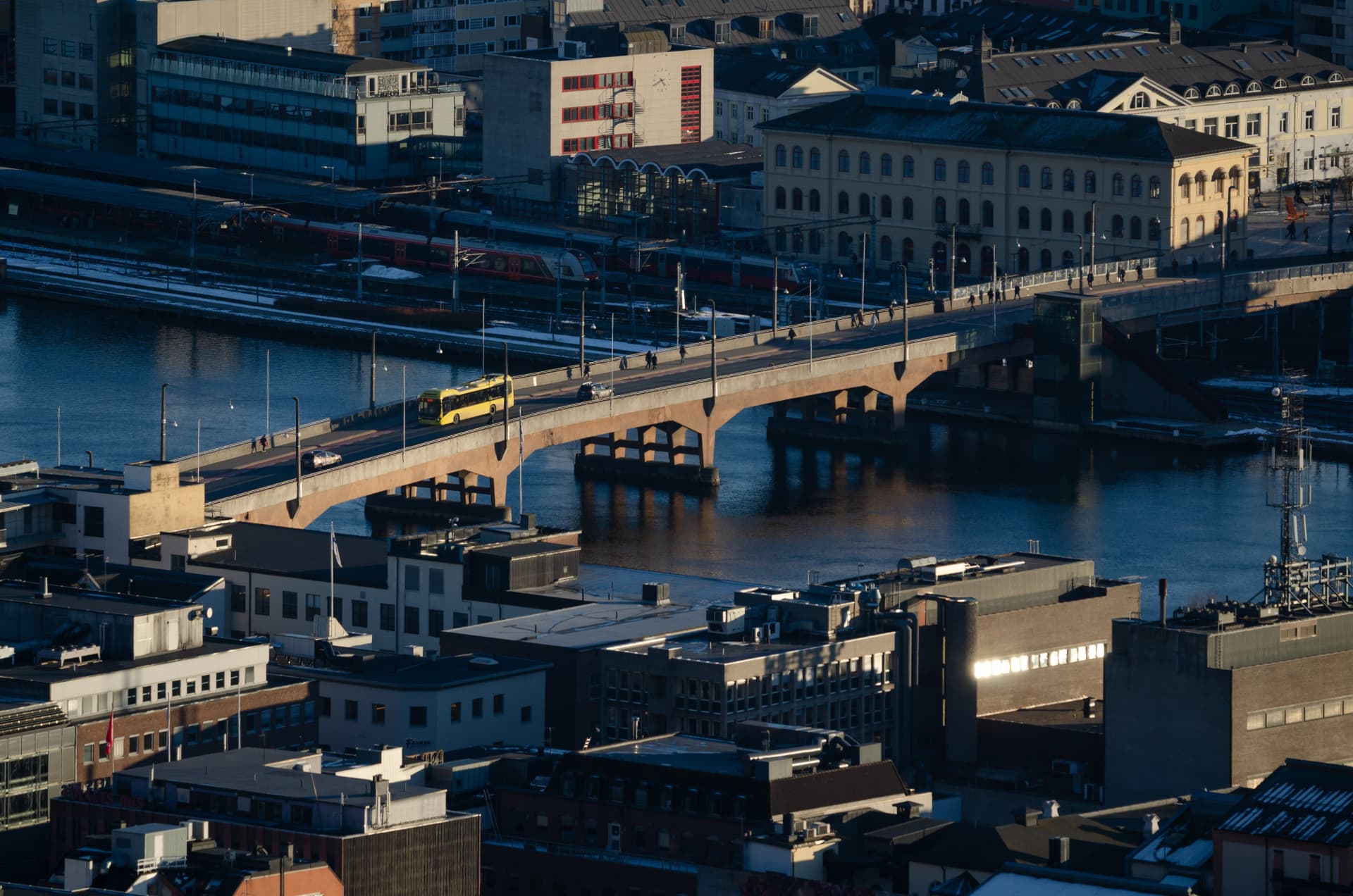 Puente de la ciudad de Drammen