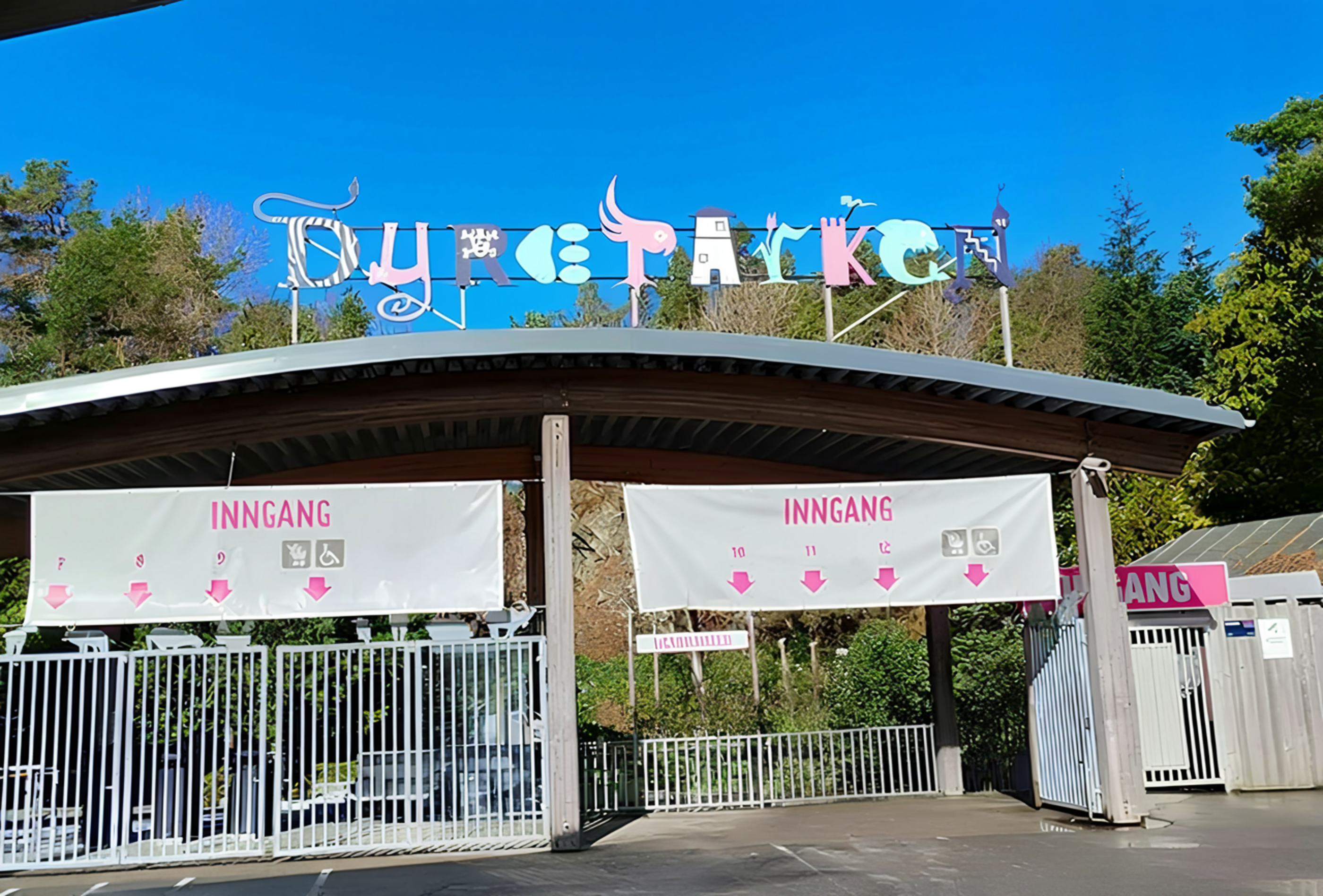El famoso Dyreparken, parque zoológico y de atracciones de Kristiansand