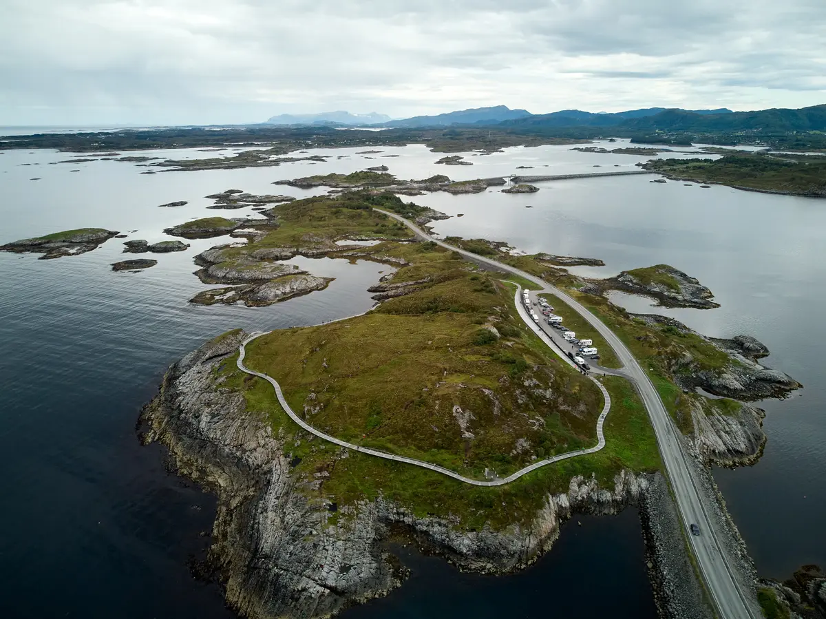 La espectacular Ruta Atlántica cerca de Ålesund